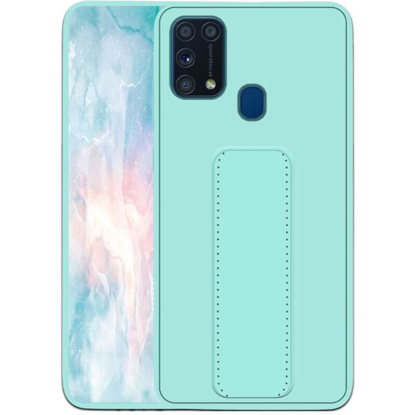 

Силиконовый чехол Hand holder для Samsung Galaxy M31 Mint green (156486)