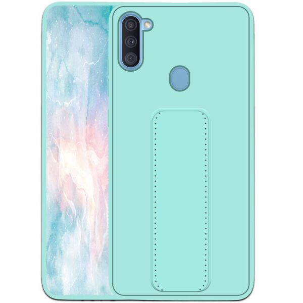 

Силиконовый чехол Hand holder для Samsung Galaxy A11 / M11 Mint green (156458)