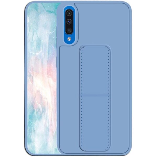 

Силиконовый чехол Hand holder для Samsung Galaxy A30s Light blue (156441)
