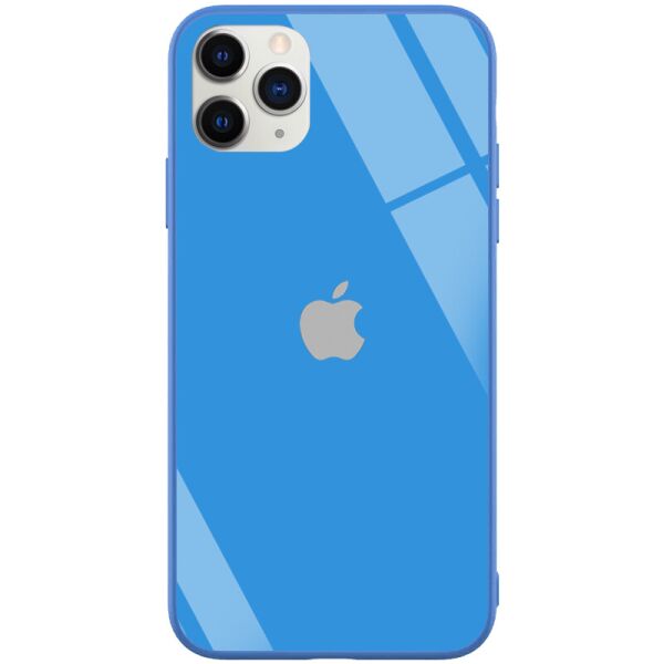

TPU+Glass чехол GLOSSY Logo series для Apple iPhone 11 Pro (5.8'') Синий / Blue (9522860)