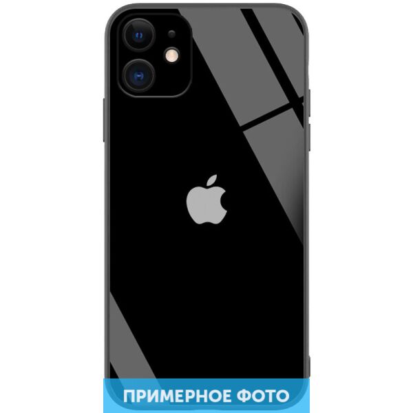 

TPU+Glass чехол GLOSSY Logo (opp) для Apple iPhone X / XS (5.8'') Черный (158546)
