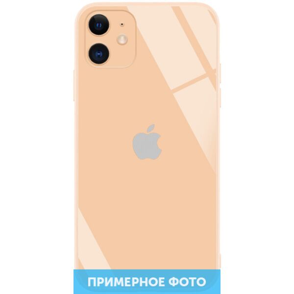 

TPU+Glass чехол GLOSSY Logo (opp) для Apple iPhone X (5.8'') Персиковый (158542)
