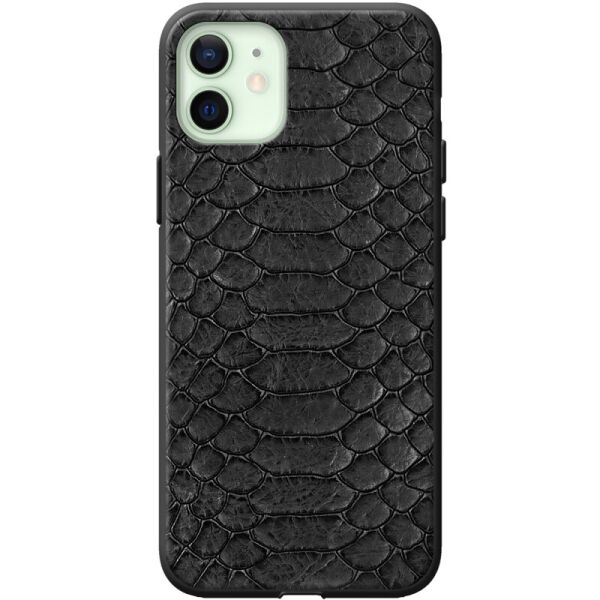 

Кожаный чехол BoxFace Apple iPhone 12 Reptile Black (41161-lc6)