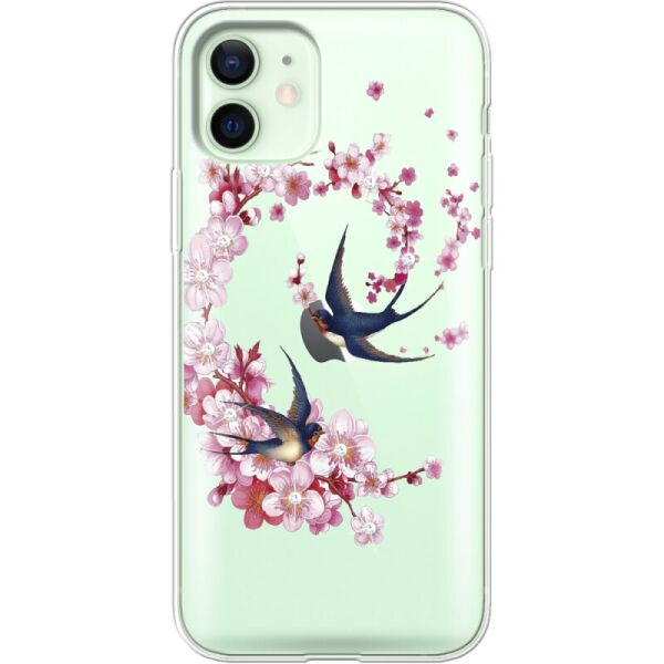 

Силиконовый чехол BoxFace Apple iPhone 12 Swallows and Bloom (41161-rs4)