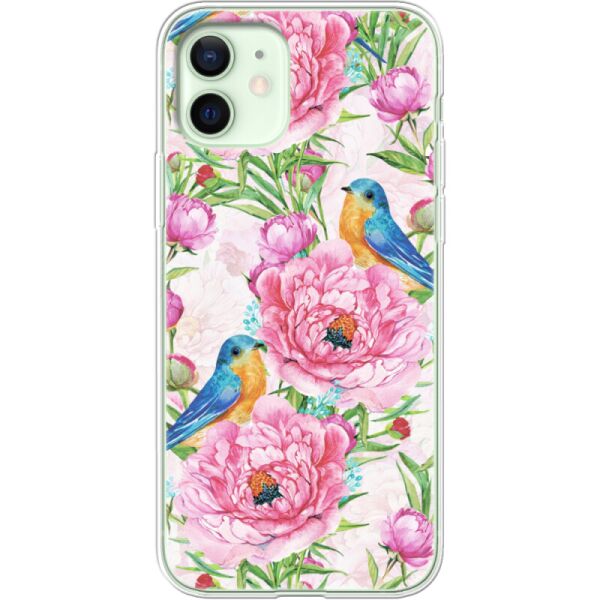 

Силиконовый чехол BoxFace Apple iPhone 12 Birds and Flowers
