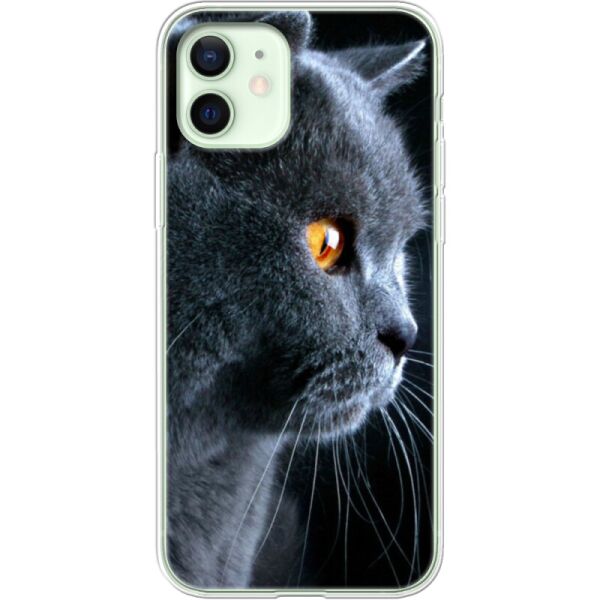 

Силиконовый чехол BoxFace Apple iPhone 12 English cat (41161-up1346)