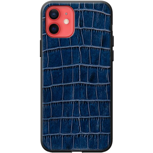 

Кожаный чехол BoxFace Apple iPhone 12 mini Crocodile Blue (41084-lc8)