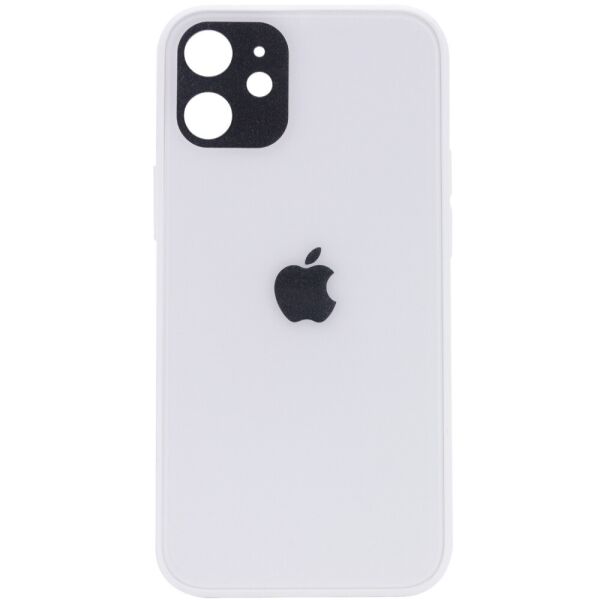 

TPU+Glass чехол GLOSSY Logo Full camera для Apple iPhone 12 mini (5.4'') Белый (157451)