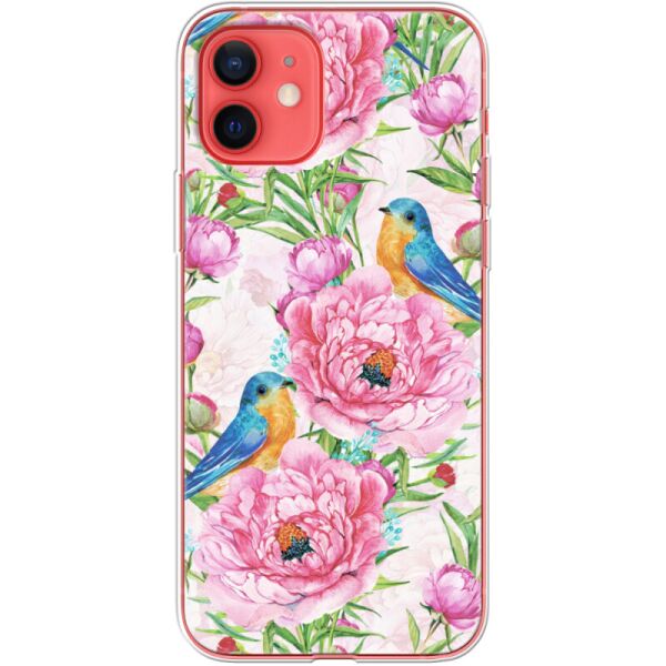 

Силиконовый чехол BoxFace Apple iPhone 12 mini Birds and Flowers (41084-up2376)