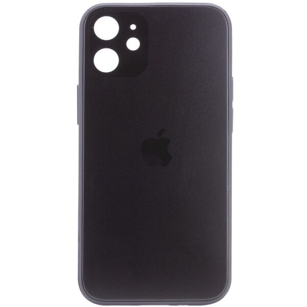 

TPU+Glass чехол GLOSSY Logo Full camera для Apple iPhone 12 mini (5.4'') Черный (157456)