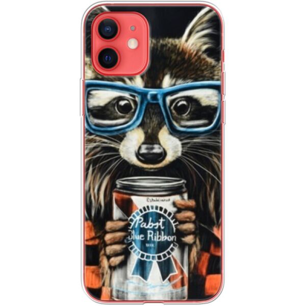 

Силиконовый чехол BoxFace Apple iPhone 12 mini Енот с банкой (41084-up1333)