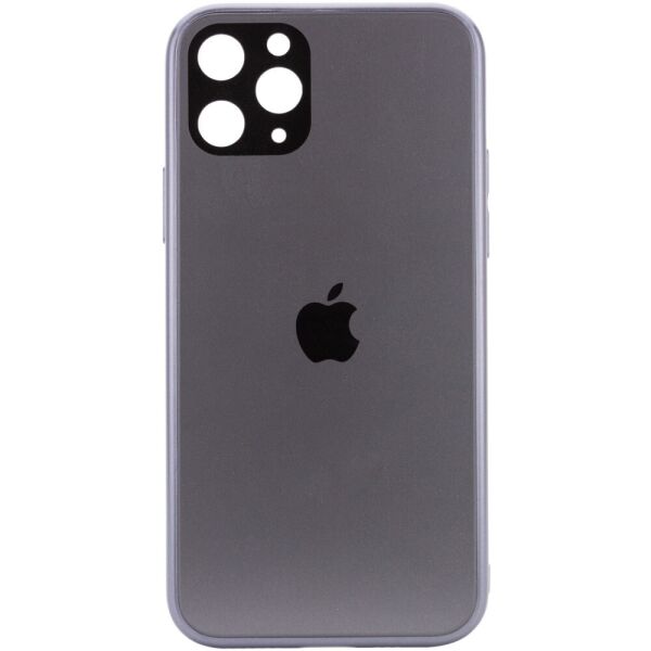 

TPU+Glass чехол GLOSSY Logo Full camera для Apple iPhone 11 Pro (5.8'') Серый (157438)
