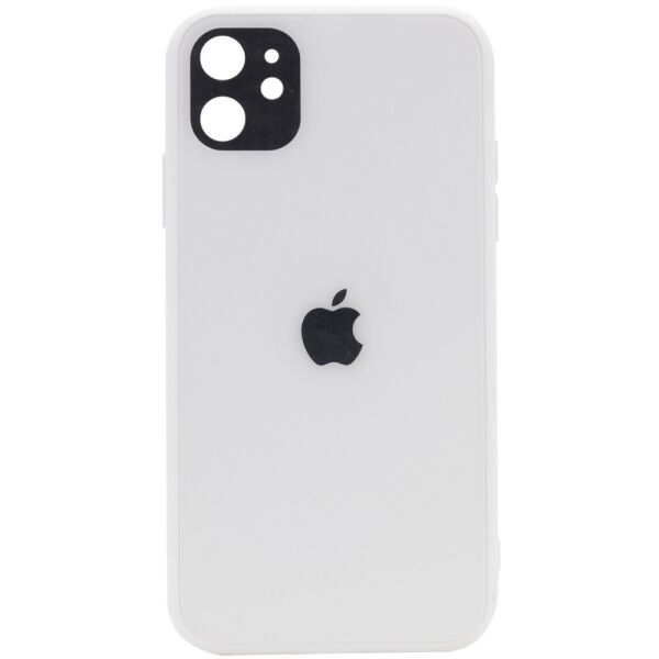 

TPU+Glass чехол GLOSSY Logo Full camera для Apple iPhone 11 (6.1'') Белый (157429)