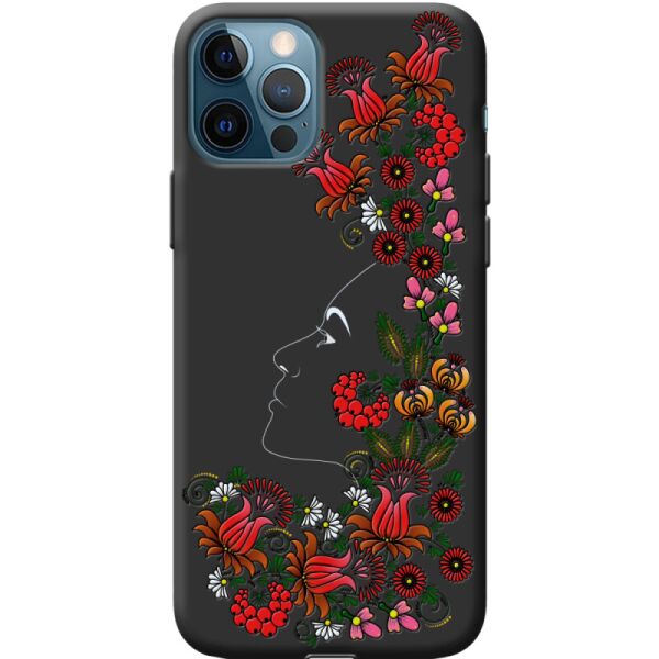 

Силиконовый чехол BoxFace Apple iPhone 12 Pro 3D Ukrainian Muse (41086-bk64)