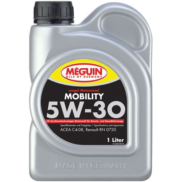 

Meguin Mobility 5W-30 синтетическое моторное масло, 1 л