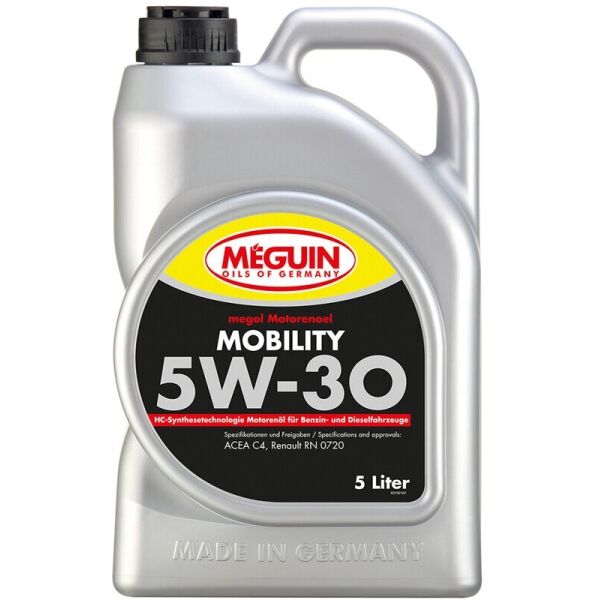 

Meguin Mobility 5W-30 синтетическое моторное масло, 5 л