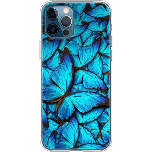 

Силиконовый чехол BoxFace Apple iPhone 12 Pro лазурные бабочки (41086-up1550)