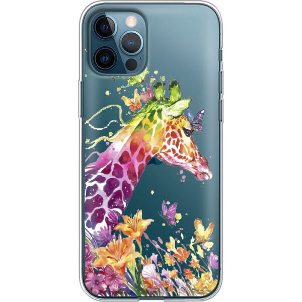 

Силиконовый чехол BoxFace Apple iPhone 12 Pro Colorful Giraffe (41086-cc14)