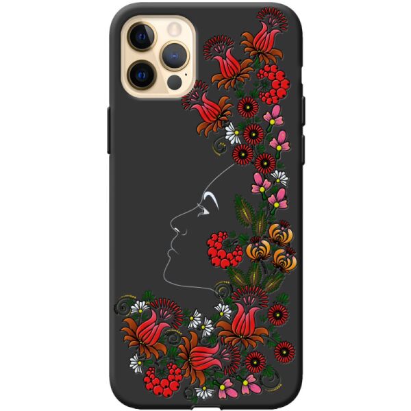 

Силиконовый чехол BoxFace Apple iPhone 12 Pro Max 3D Ukrainian Muse (41085-bk64)