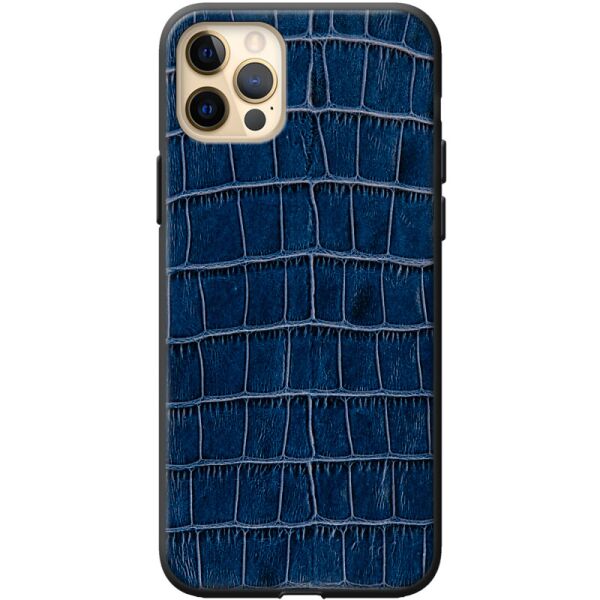 

Кожаный чехол BoxFace Apple iPhone 12 Pro Max Crocodile Blue (41085-lc8)
