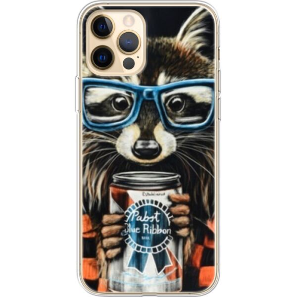 

Силиконовый чехол BoxFace Apple iPhone 12 Pro Max Енот с банкой (41085-up1333)