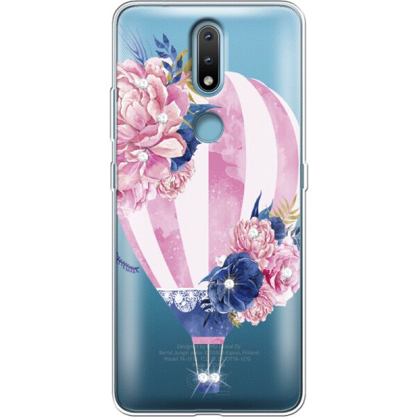 

Силиконовый чехол BoxFace Nokia 2.4 Pink Air Baloon