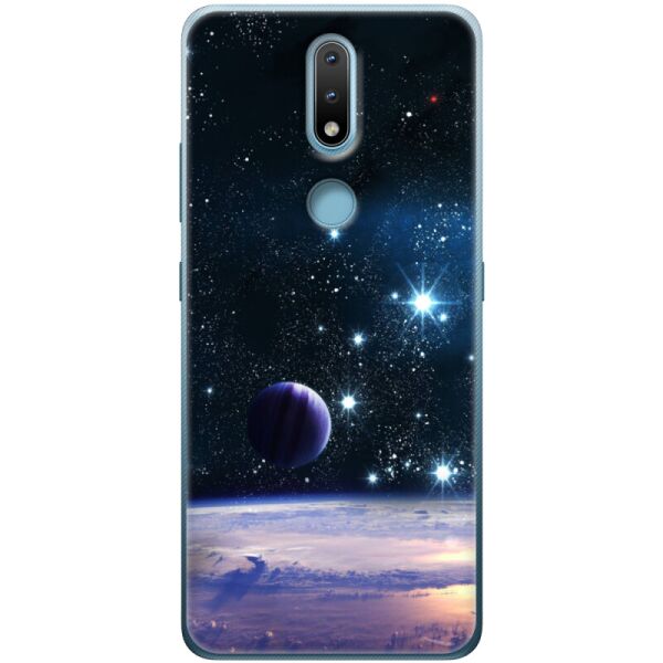 

Силиконовый чехол BoxFace Nokia 2.4 Space Landscape