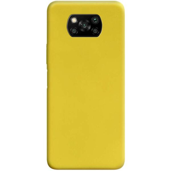 

Силиконовый чехол Candy для Xiaomi Poco X3 NFC Желтый (150864)