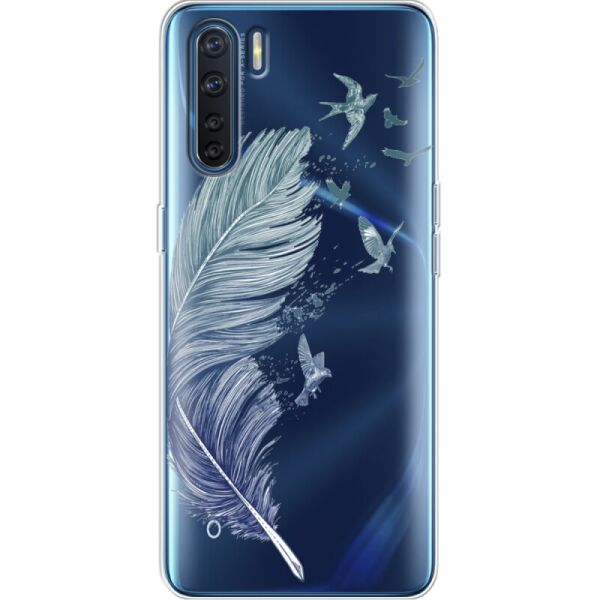 

Силиконовый чехол BoxFace OPPO A91 Feather (41576-cc38)