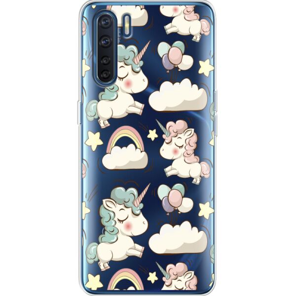

Силиконовый чехол BoxFace OPPO A91 Unicorns (41576-cc2)