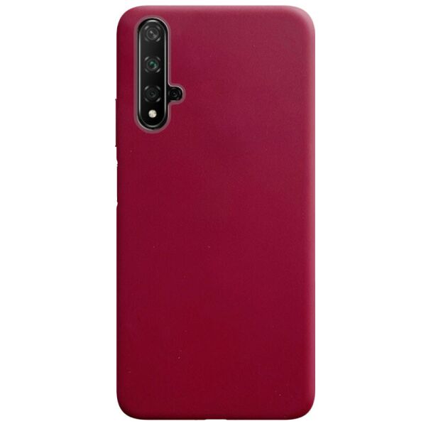 

Силиконовый чехол Candy для Huawei Nova 5T Бордовый (155174)