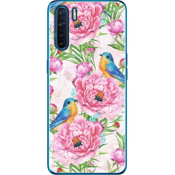 

Силиконовый чехол BoxFace OPPO A91 Birds and Flowers (41576-up2376)