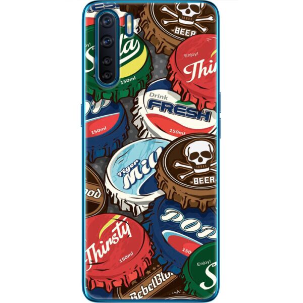 

Силиконовый чехол BoxFace OPPO A91 Drink Lids (41576-up2261)