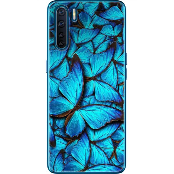 

Силиконовый чехол BoxFace OPPO A91 лазурные бабочки (41576-up1550)