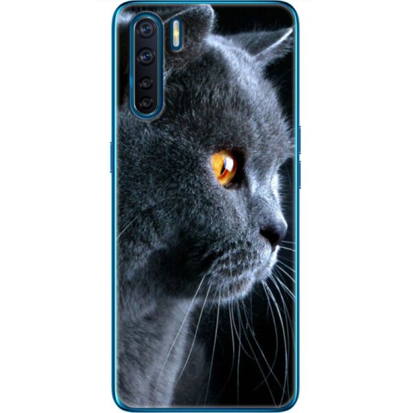 

Силиконовый чехол BoxFace OPPO A91 English cat (41576-up1346)