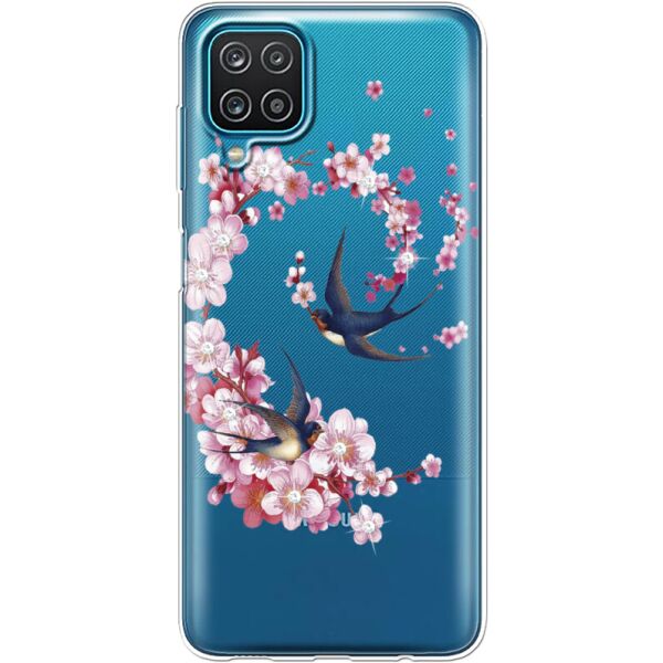 

Силиконовый чехол BoxFace Samsung A125 Galaxy A12 Swallows and Bloom