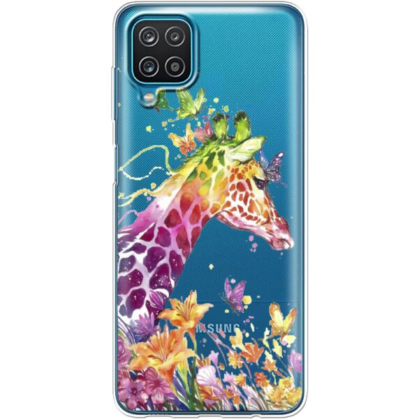 

Силиконовый чехол BoxFace Samsung A125 Galaxy A12 Colorful Giraffe (41506-cc14)