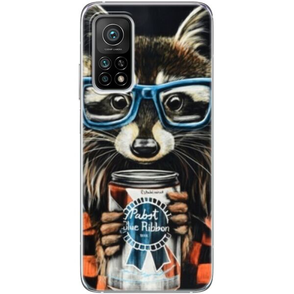

Силиконовый чехол BoxFace Xiaomi Mi 10T/ Mi 10T Pro Енот с банкой (41069-up1333)