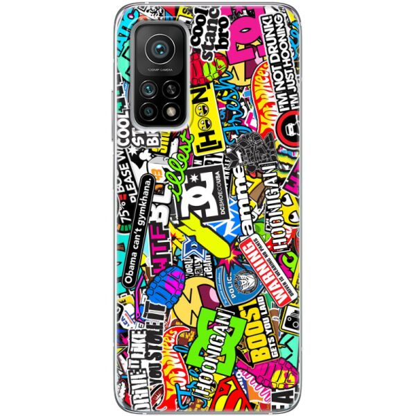 

Силиконовый чехол BoxFace Xiaomi Mi 10T/ Mi 10T Pro Multicolored Inscriptions (41069-up880)