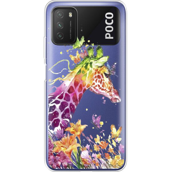 

Силиконовый чехол BoxFace Xiaomi Poco M3 Colorful Giraffe (41586-cc14)