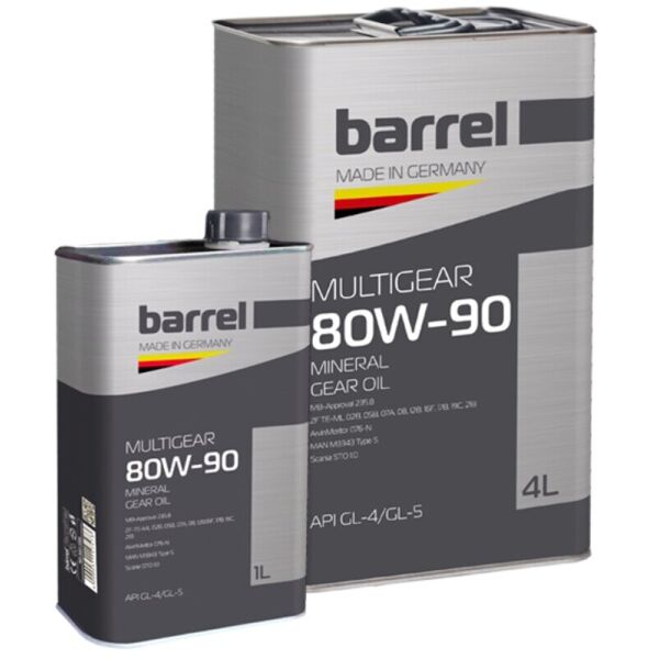 

Barrel Multigear 80W-90 API GL-4/GL-5 Трансмиссионное масло, 4 л