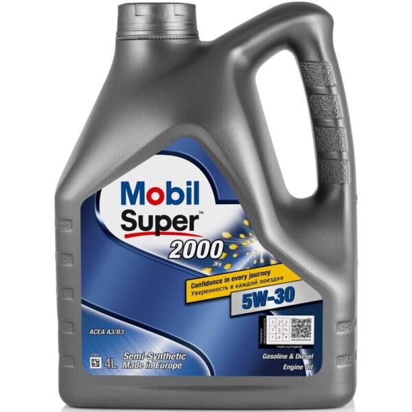 

Mobil Super 2000 X1 5W-30 Моторное масло, 4 л