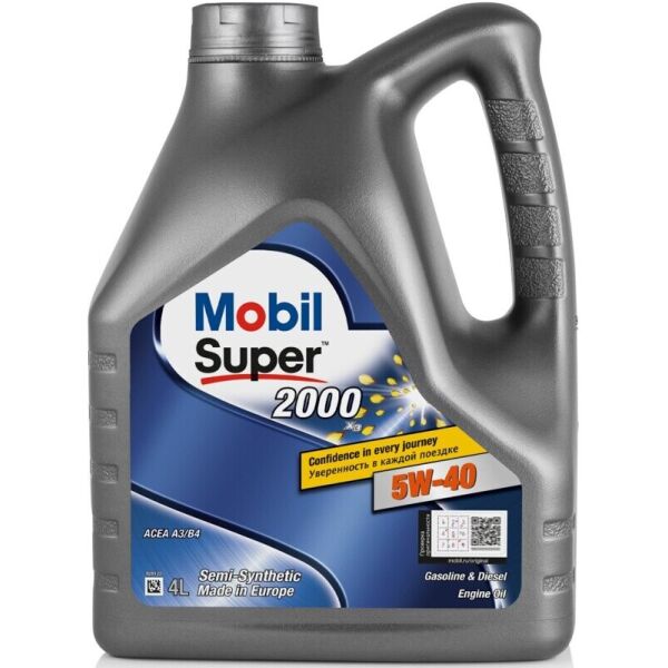 

Mobil Super 2000 X3 5W-40 Моторное масло, 4 л