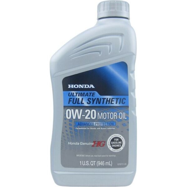 

Honda Ultimate Full Synthetic 0W-20 GF-6 Моторное масло, 0,946 л