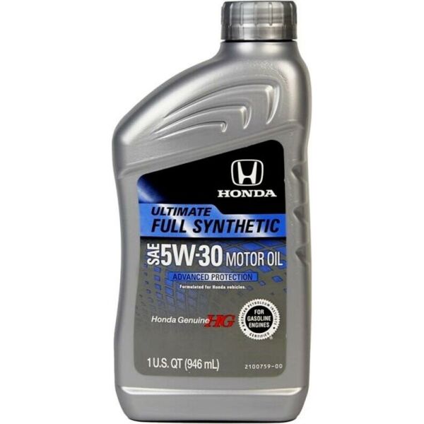 

Honda Ultimate Full Synthetic 5W-30 GF-6 Моторное масло, 0,946 л