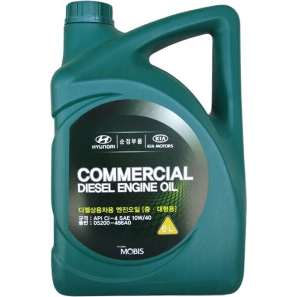 

Mobis Commercial Diesel Engine Oil (SAE 10W-40, API CI) Моторное масло, 6 л