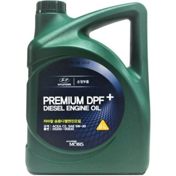 

Mobis Premium DPF+ ACEA C2 SAE 5W-30 Моторное масло, 6 л