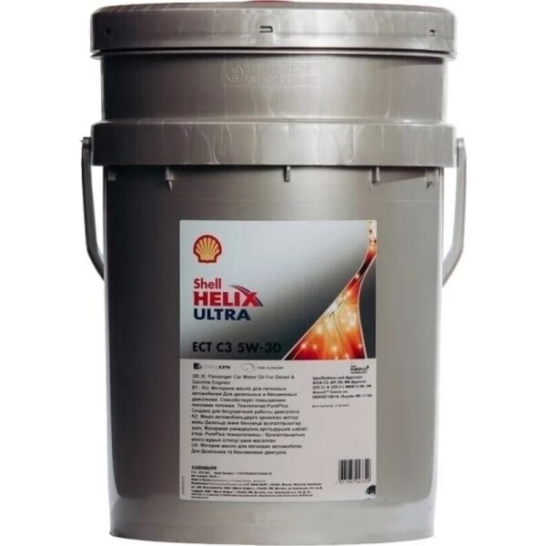 

Shell Helix Ultra ECT C3 5W-30 Моторное масло, 20 л
