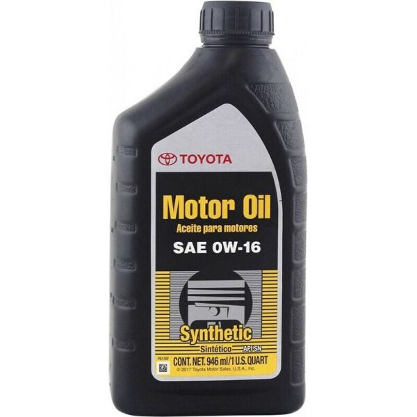 

Toyota Motor Oil SAE 0W-16 синтетическое моторное масло, 0,946 л