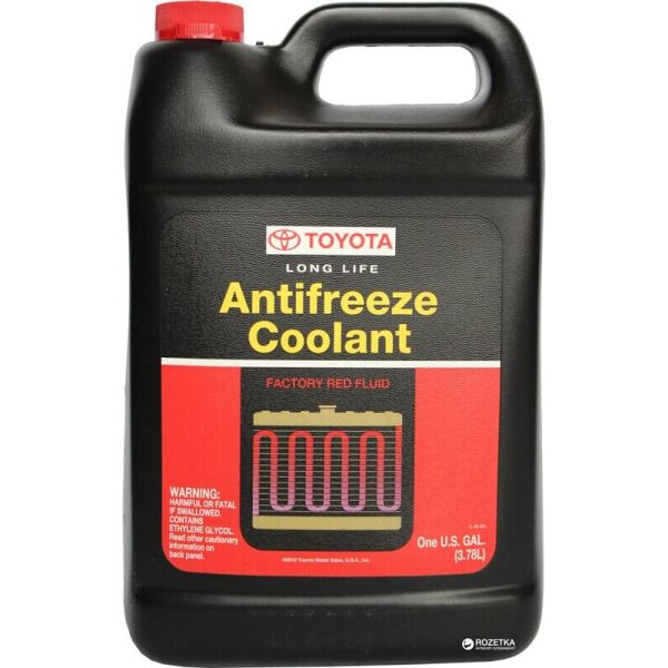

Toyota Super Long Life Antifreeze/Coolant готовый розовый антифриз, 3,78 л